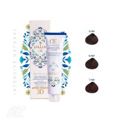 رنگ مو لولیا متوسط 120میلی لیتر طیف رنگ های طبیعی قوی | Lollia Permanent Hair Color After Keratin 3D Intensive Natural