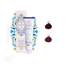 رنگ مو لولیا متوسط 120میلی لیتر طیف رنگ های ماهاگونی | Lollia Permanent Hair Color After Keratin 3D Mahogany