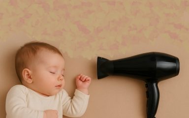 صدای سشوار برای نوزاد